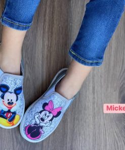 KIDS-TENIS MICKEY GRIS