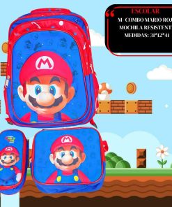 MOCHILA ESCOLAR  TRI PACK